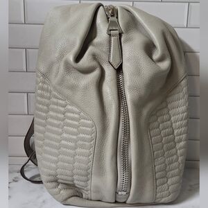 Aimee Kestenberg Cream Leather Backpack